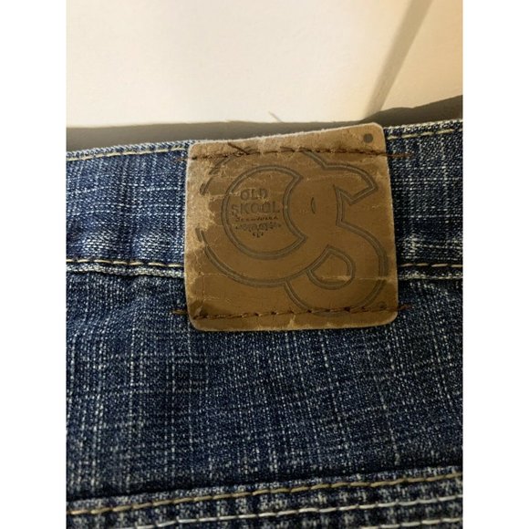 Vtg Old Skool Urban wear Men’s Sz 44 Blue Jeans‎ Shorts - Picture 6 of 7